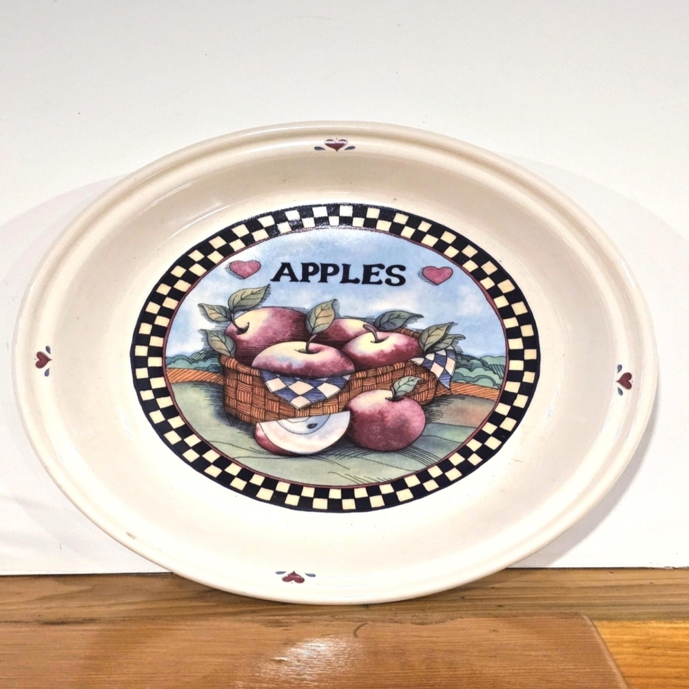 Decorative Apple Basket Plate